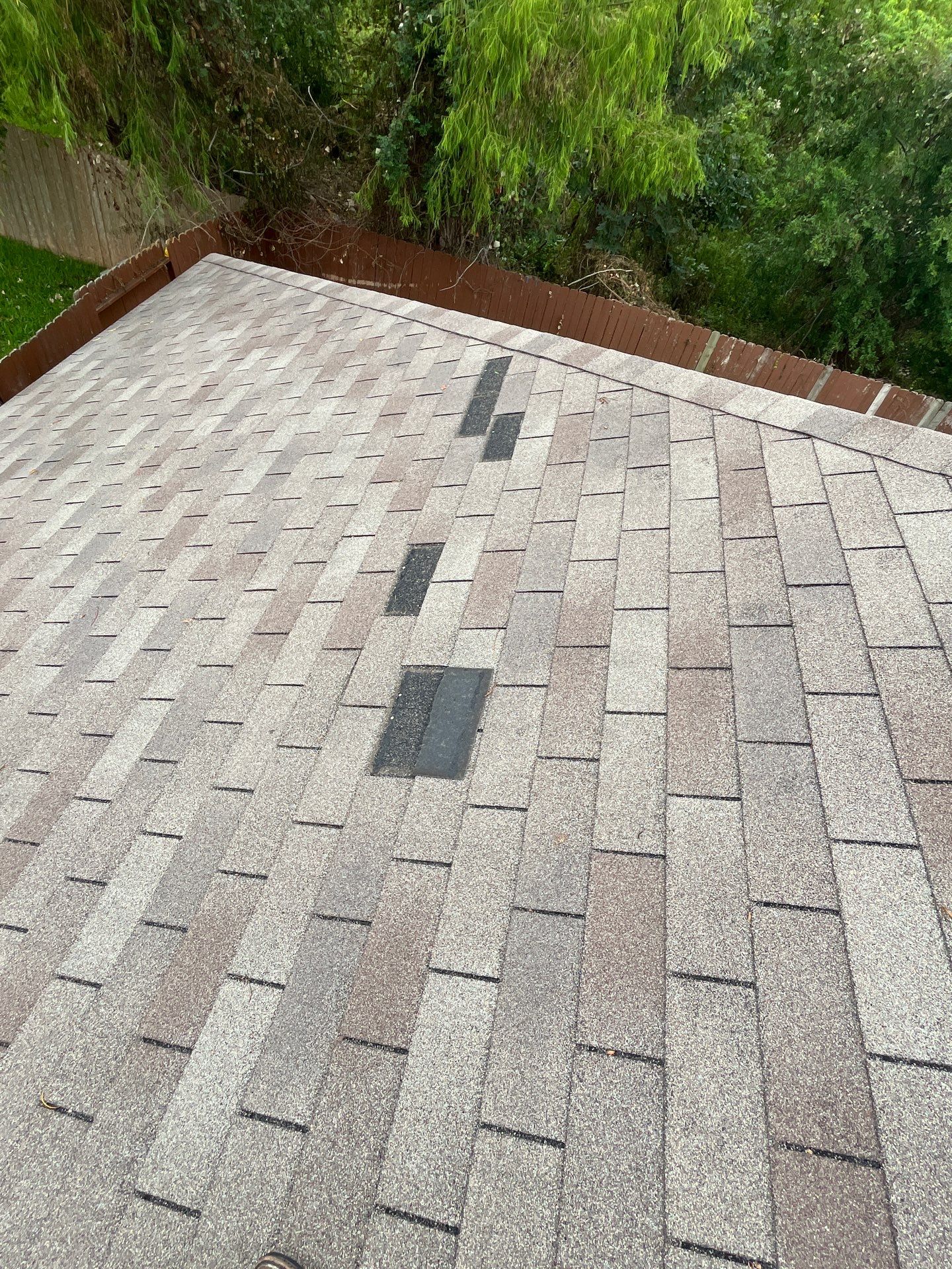Hail Damage using Owen's Corning Duration (Lifetime) Shingles by Roof Repair Company