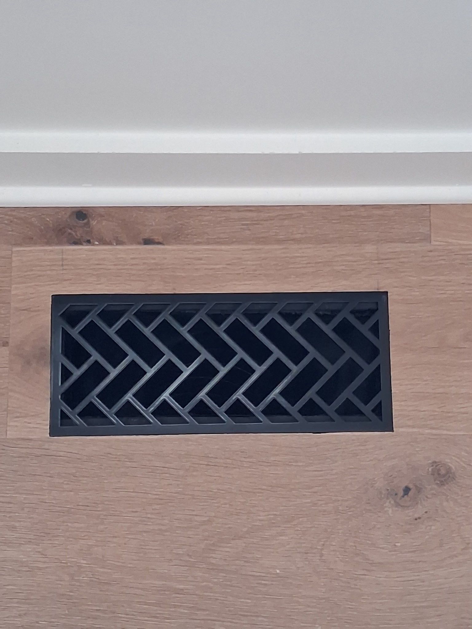 White Oak Hardwood and Checkerboard Tile Installation by Footprints Floors of Nashville