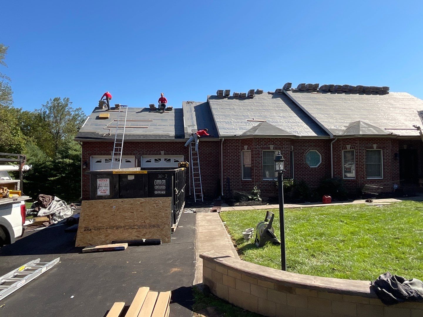 Residential Roofing Installation by Alpha Design Services