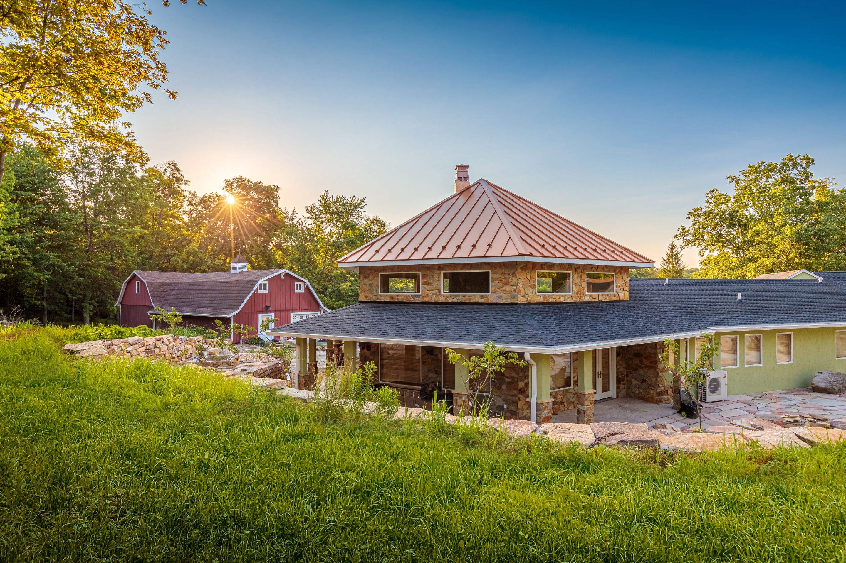 Metal Roof-copper penny by Esh Builders