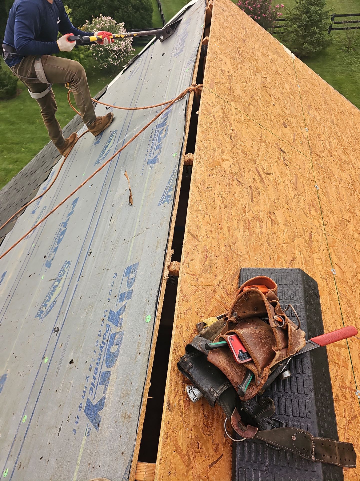 Roof Replacement - Asphalt and EPDM, Soffit, Gutters, Pine  by Winchester Roofing