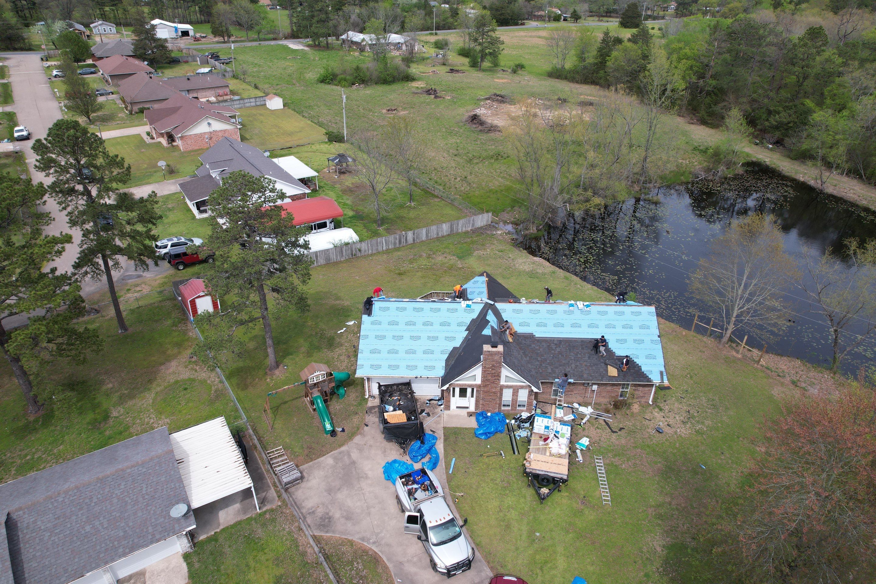 Residential Shingle Reroof using Malarkey Vista by Hostetler Roofing