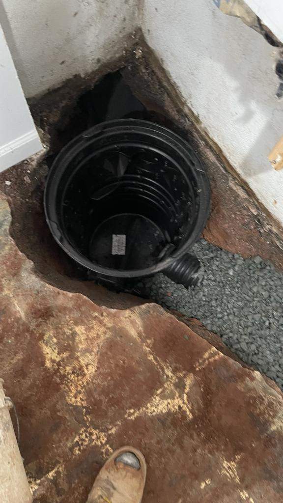 Interior French Drain Job in Lyndhurst, NJ by Pure Service Pro, LLC 
