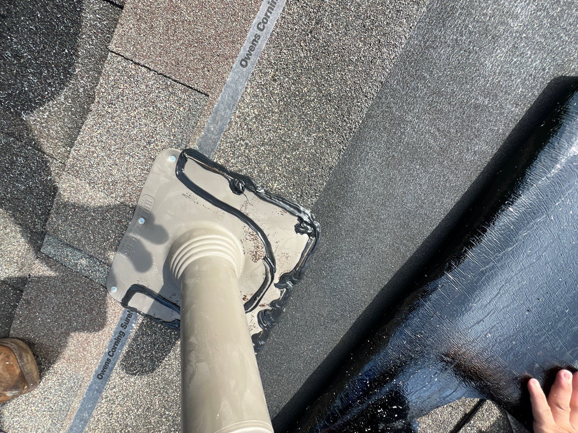 Hail Damage using Owen's Corning Duration (Lifetime) Shingles by Roof Repair Company