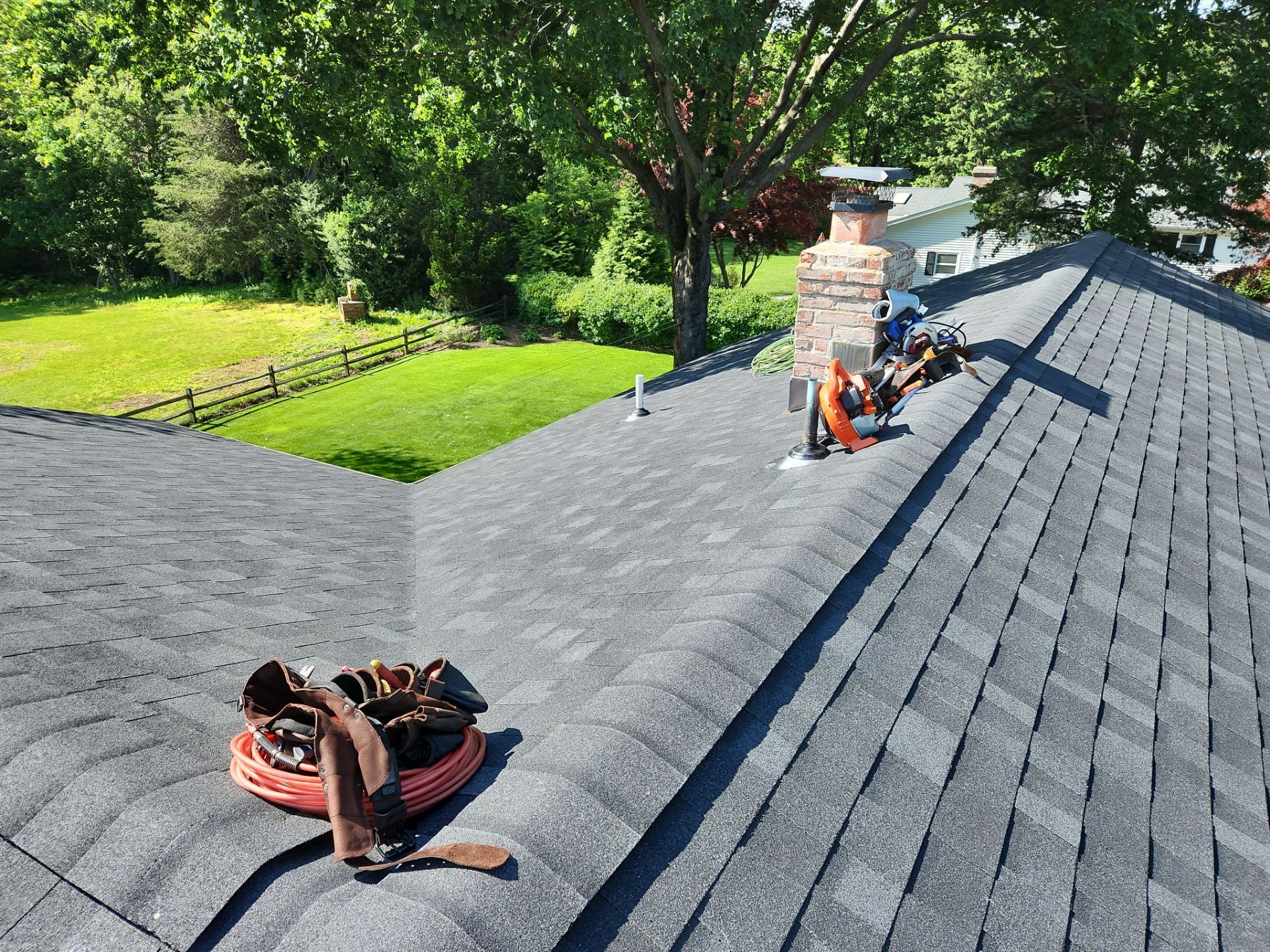 Residential Roof Replacement and Shingle Installation in North Haven by A Plus Exterior