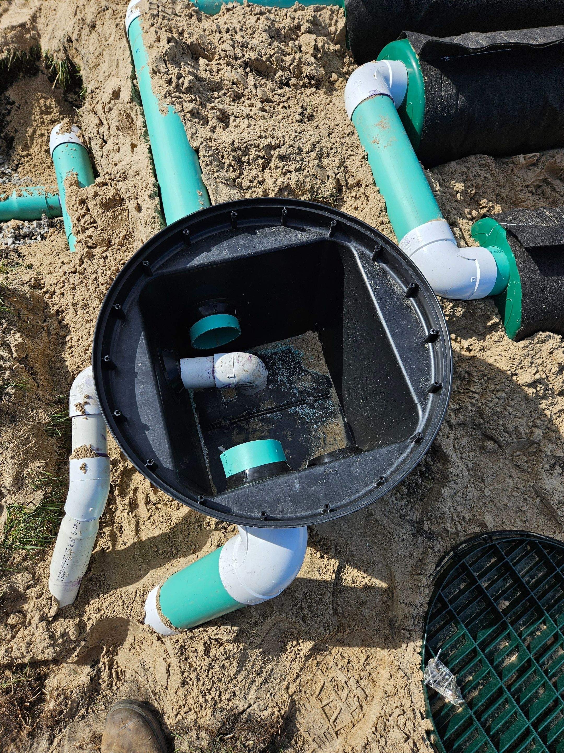 IM 1060 Plastic Septic Tank Replacement & AES Mound System by Allied Water Services