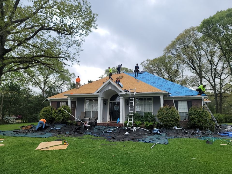 Residential Roofing Installation using Roof Replacement by American Roofing & Construction LLC