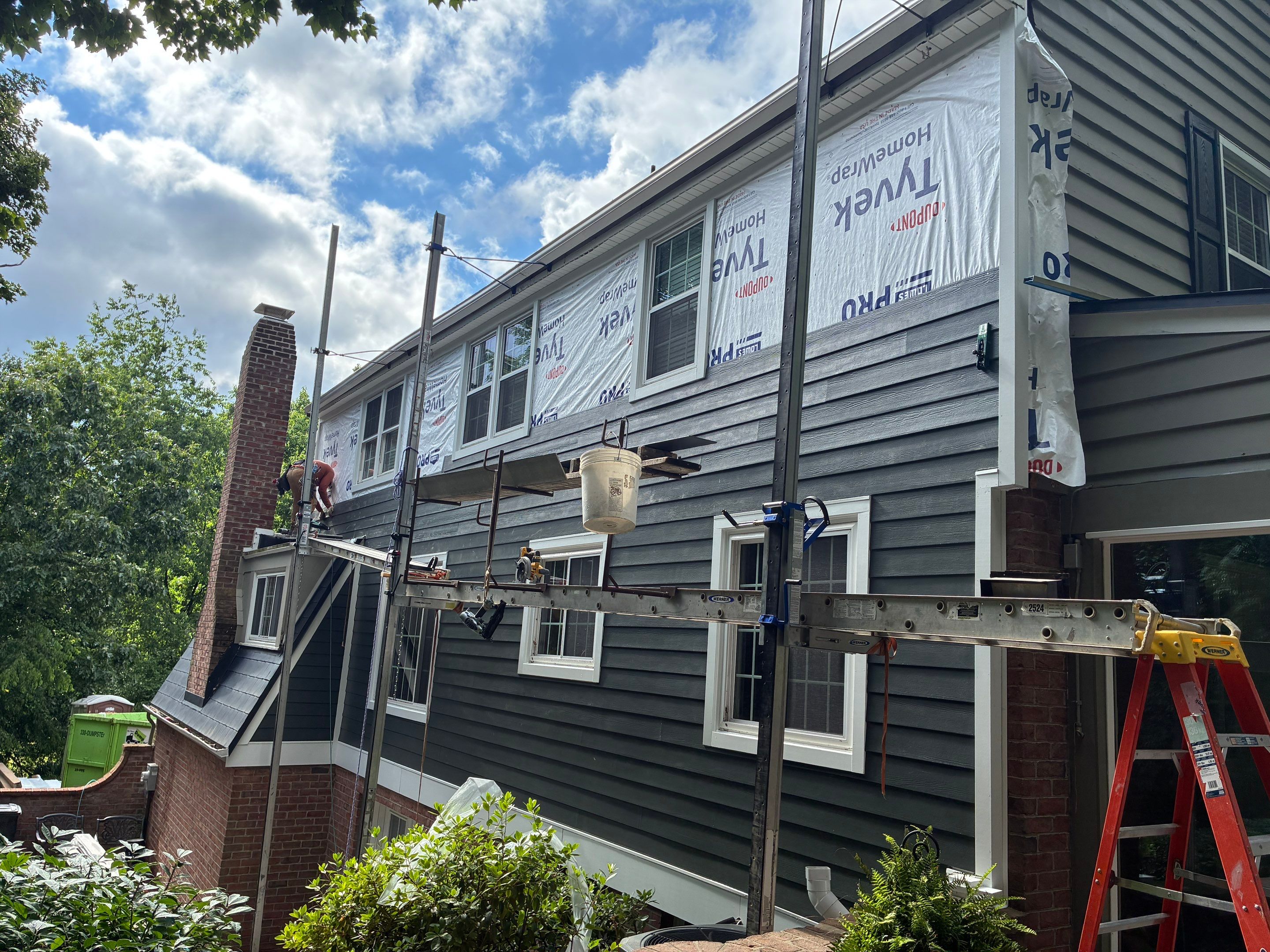 James Hardie Transformation of a Majestic Sewickley Heights Home by Ideal Siding Pittsburgh