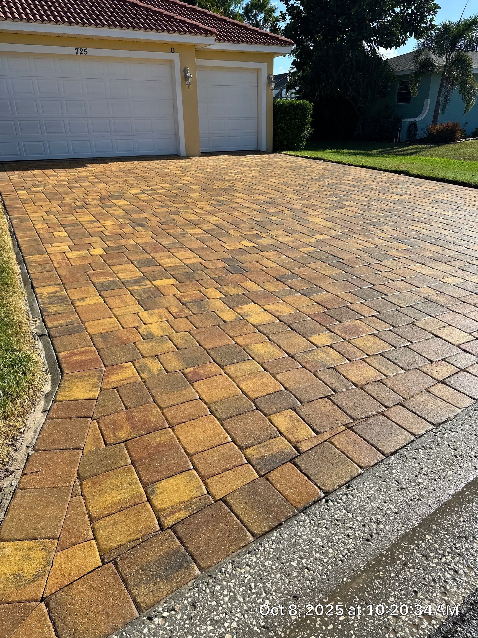 Driveway and Pool Deck Paver Restoration in Apollo Beach by Supreme Paver Experts
