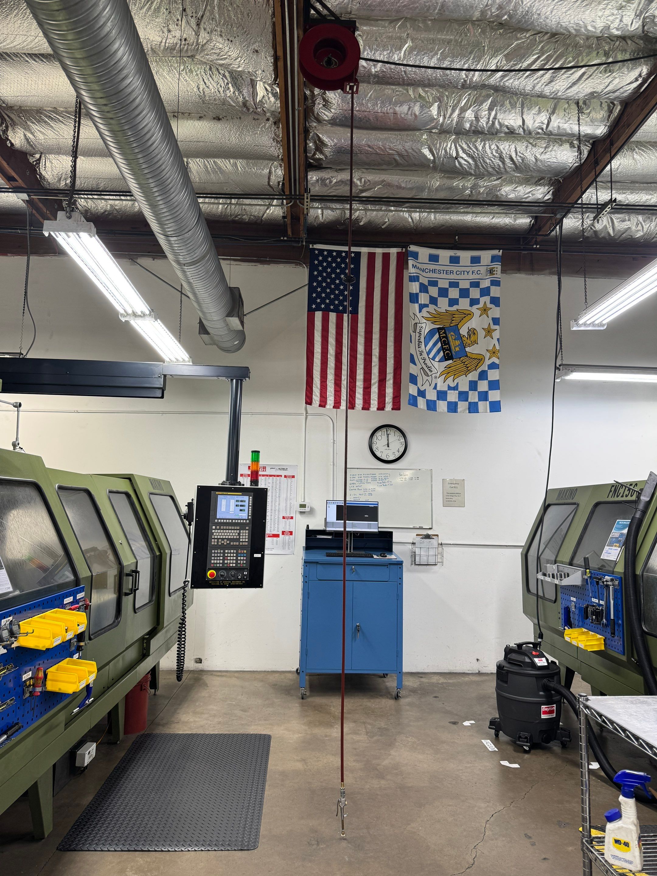 Manufacturing Plant using 0M4 Fiber Optics by Ring and Ping Inc.