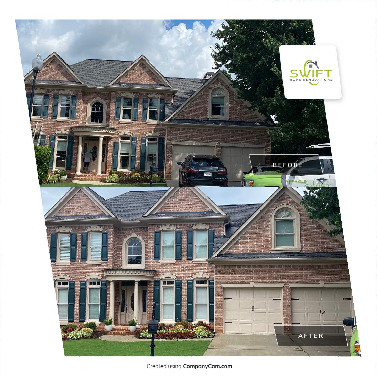 Full Exterior Painting and Charcoal Deck Transformation in Smyrna by Swift Home Renovations