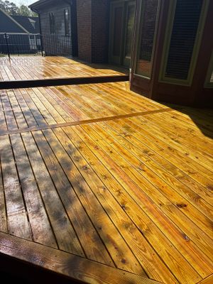 Deck using Wood Sealant