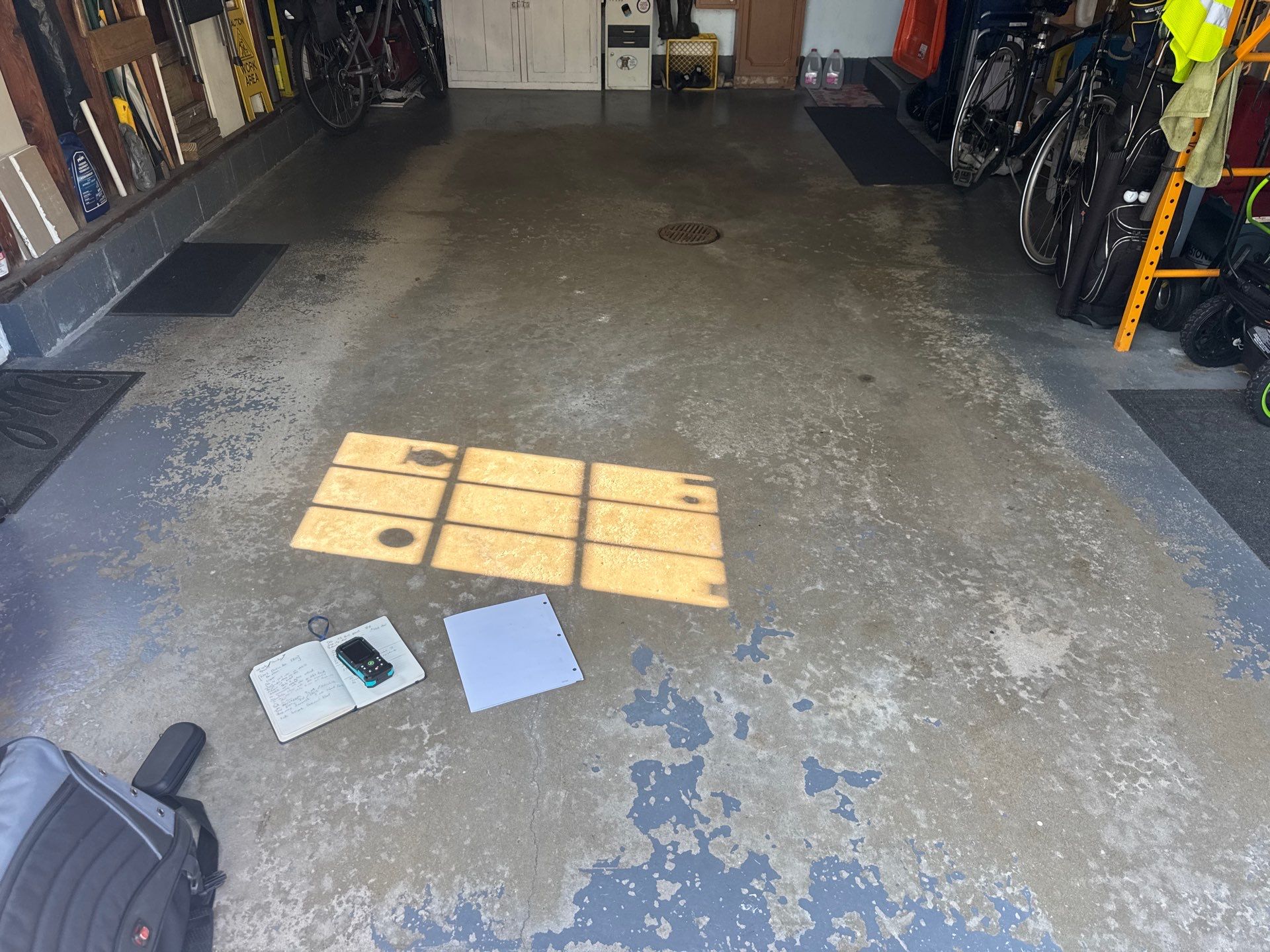 Basalt Epoxy Flake Floor Coating for Muskegon Residential Garage by Gordon Painting