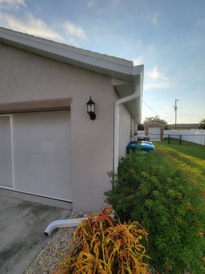 Custom Gutter System for a New Home in Cape Coral FL