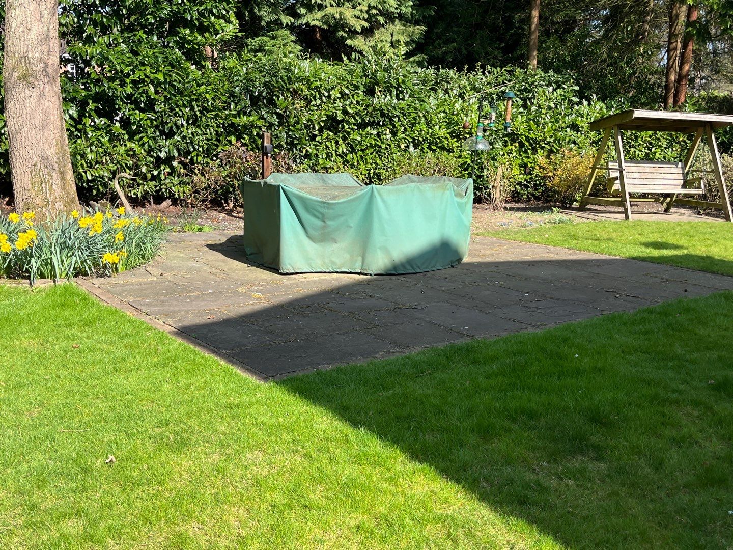 Patio Clean using 18inch Whirlaway FSC by Ges Exterior Cleaning ltd