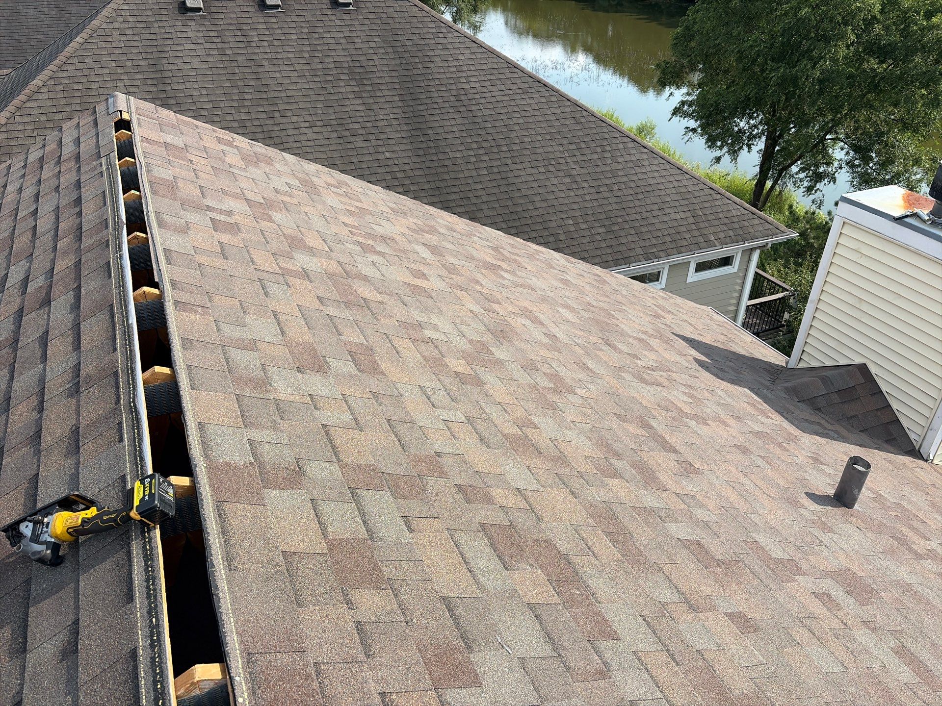 Architectural Asphalt Shingle Roof Replacement in Lisle by Pro Home Services Inc