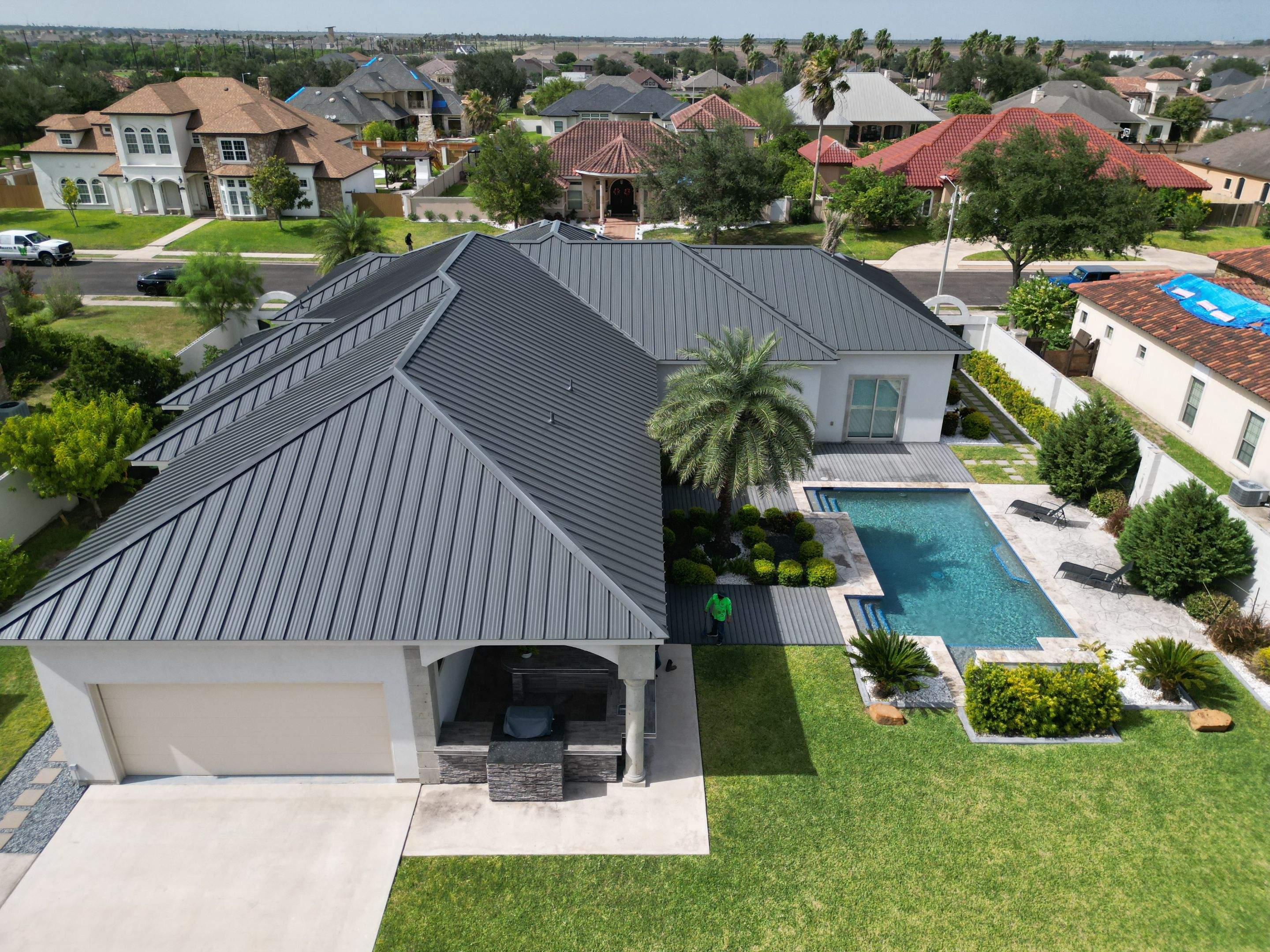 Project in Edinburg by Marva Roofing