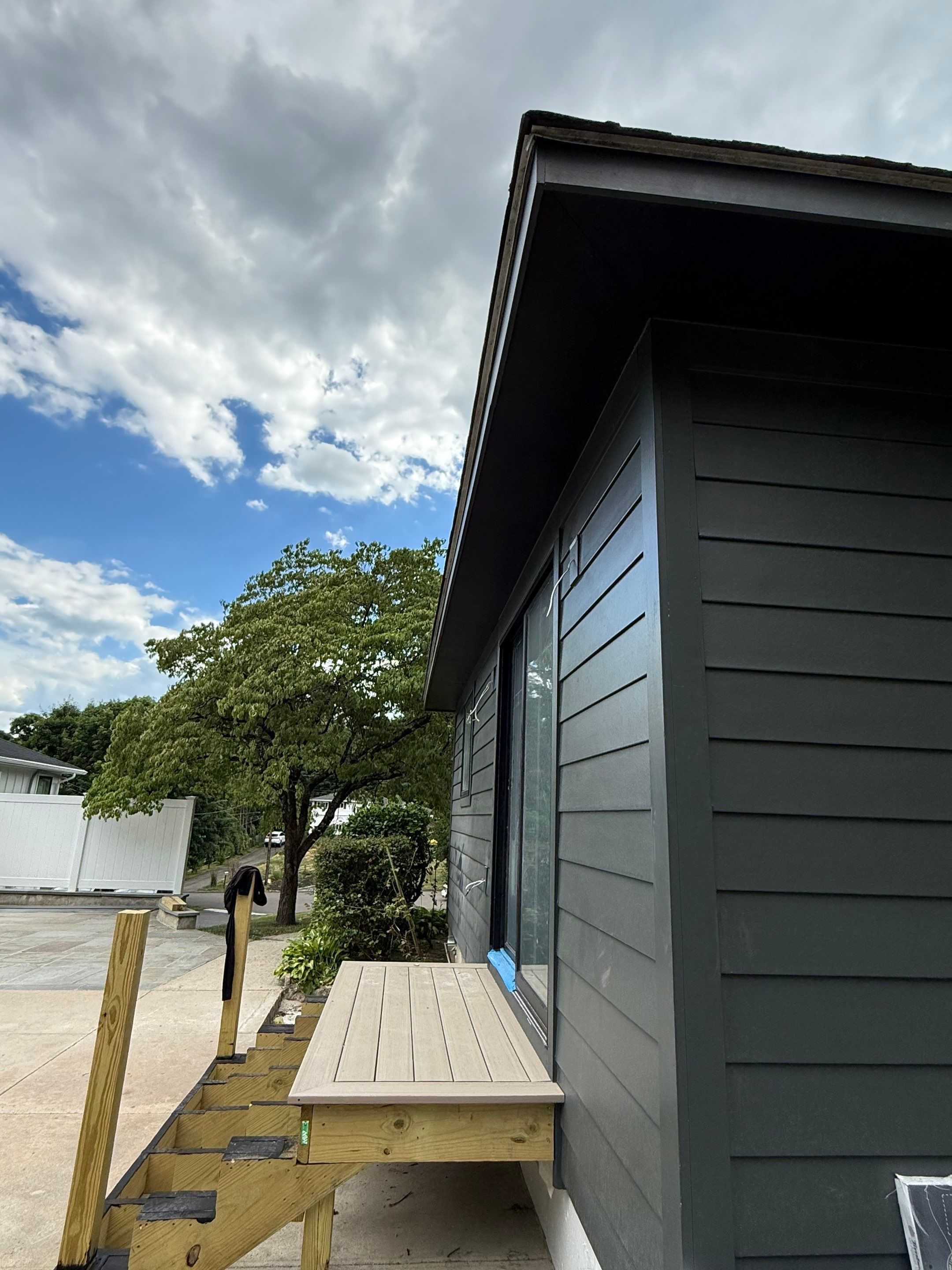 James Hardie Charcoal Board & Batten in Greenwich, CT by Ideal Siding - Westchester