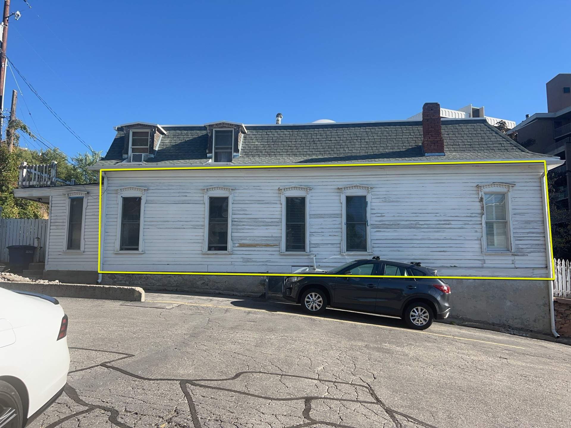 Salt Lake City | Natural Wood Restoration & Insulation Upgrade | Custom Polar Bear White by Ideal Siding Utah