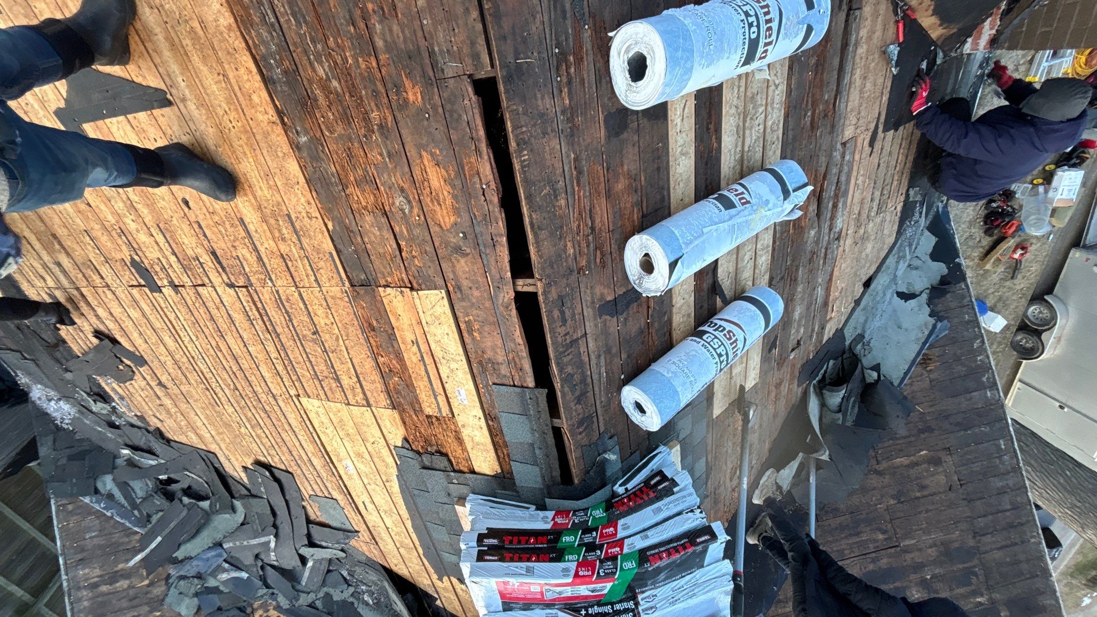 Roof Replacement using TK Thunderstorm Gray by 180 Contractors
