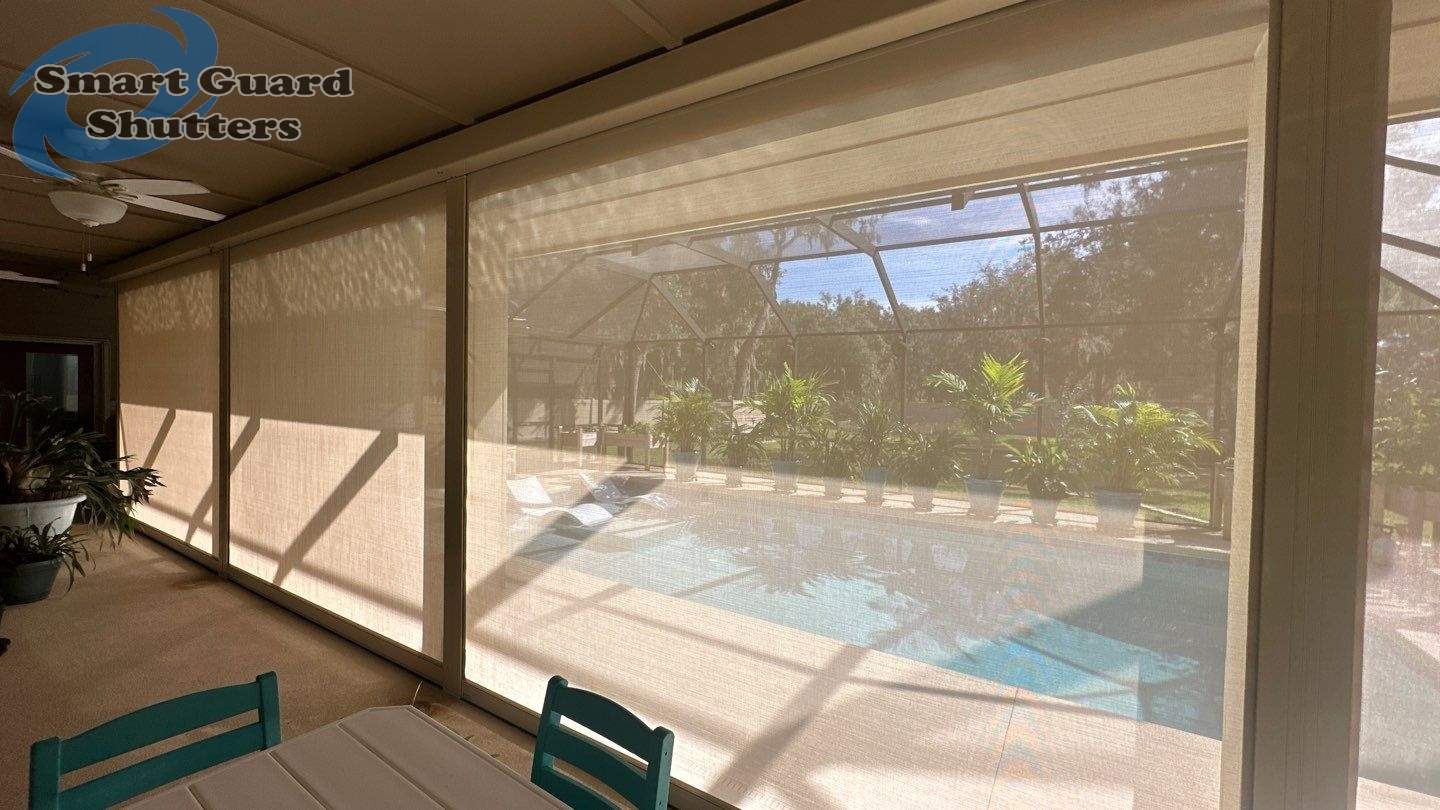 Hurricane Protection in Ivory by Smart Guard Shutters