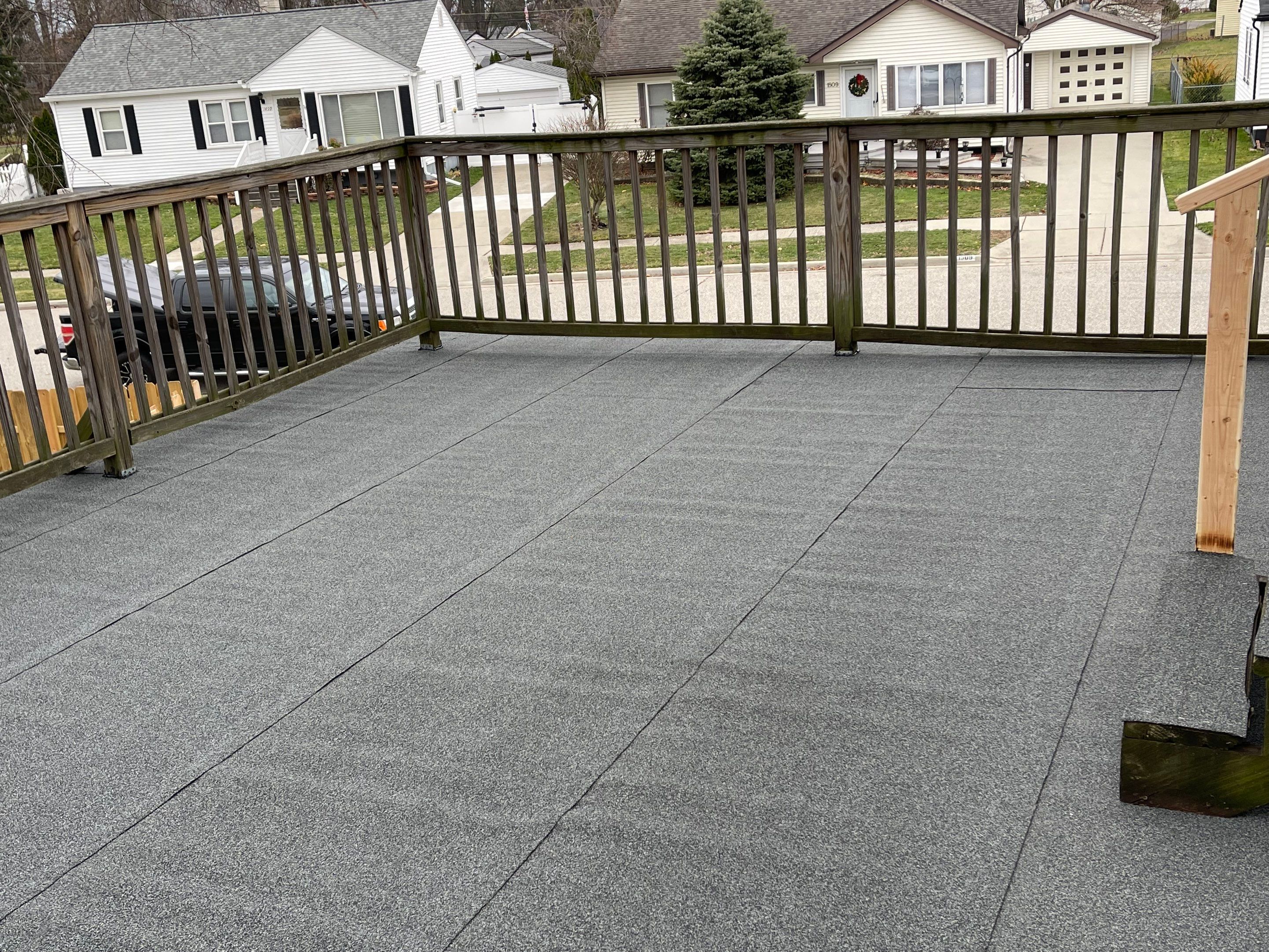 Residential Roofing Installation using Certainteed Flintastic Rolled Roofing by JNR Roofing LLC