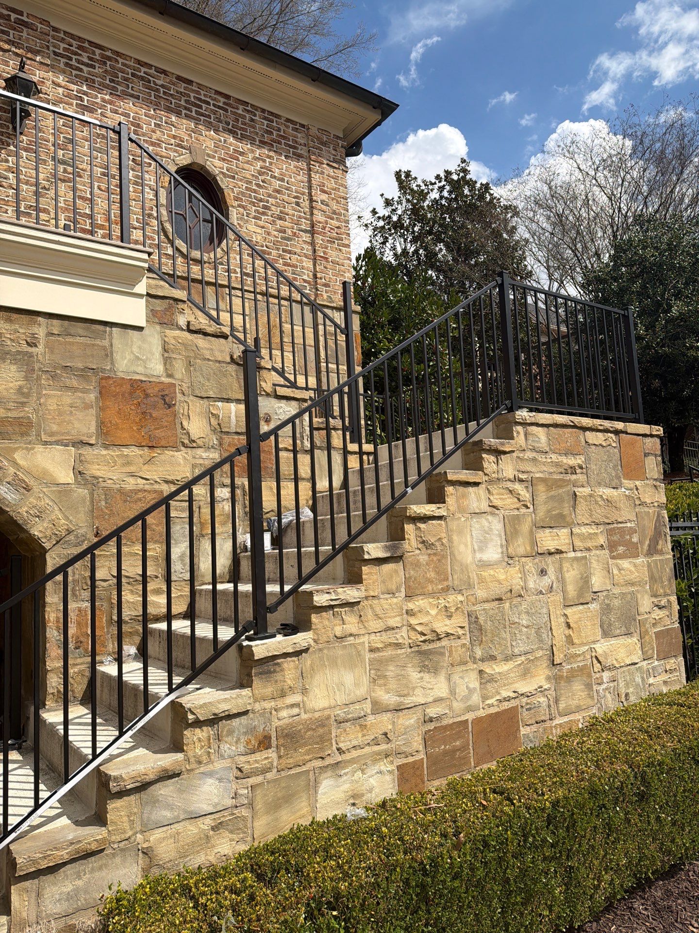 Alpharetta, GA Trex Deck Floor Resurface, Steel Railing Install, and Metal Roof Replacement by Nelson Exteriors 