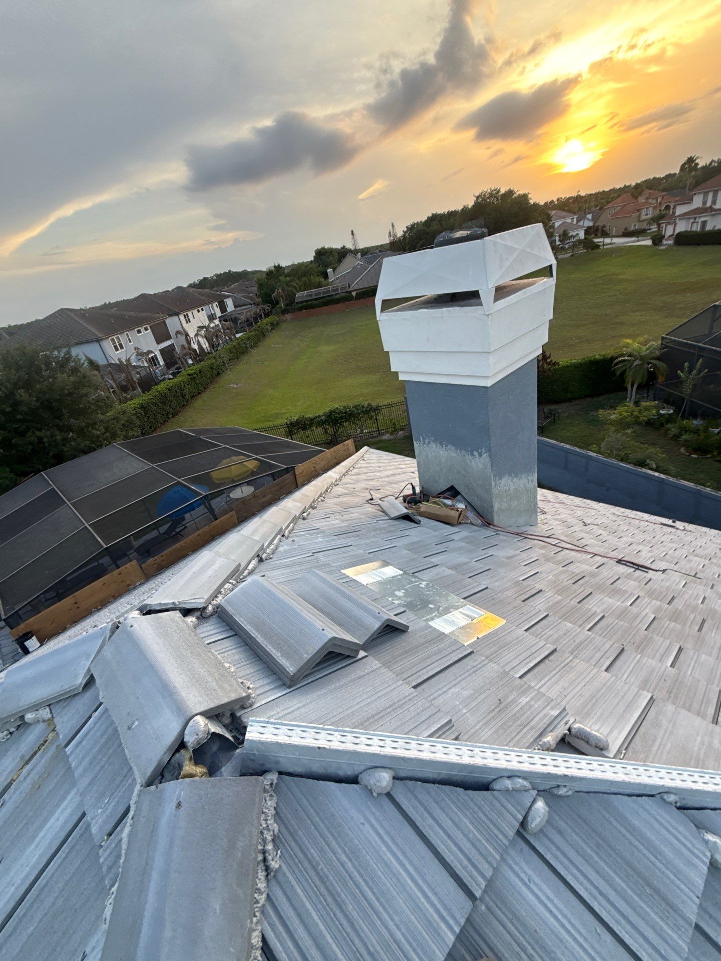 Concrete Tile Roof Replacement Using Polystick TU Plus in Orlando by Fortified Roofing Solutions Corp.