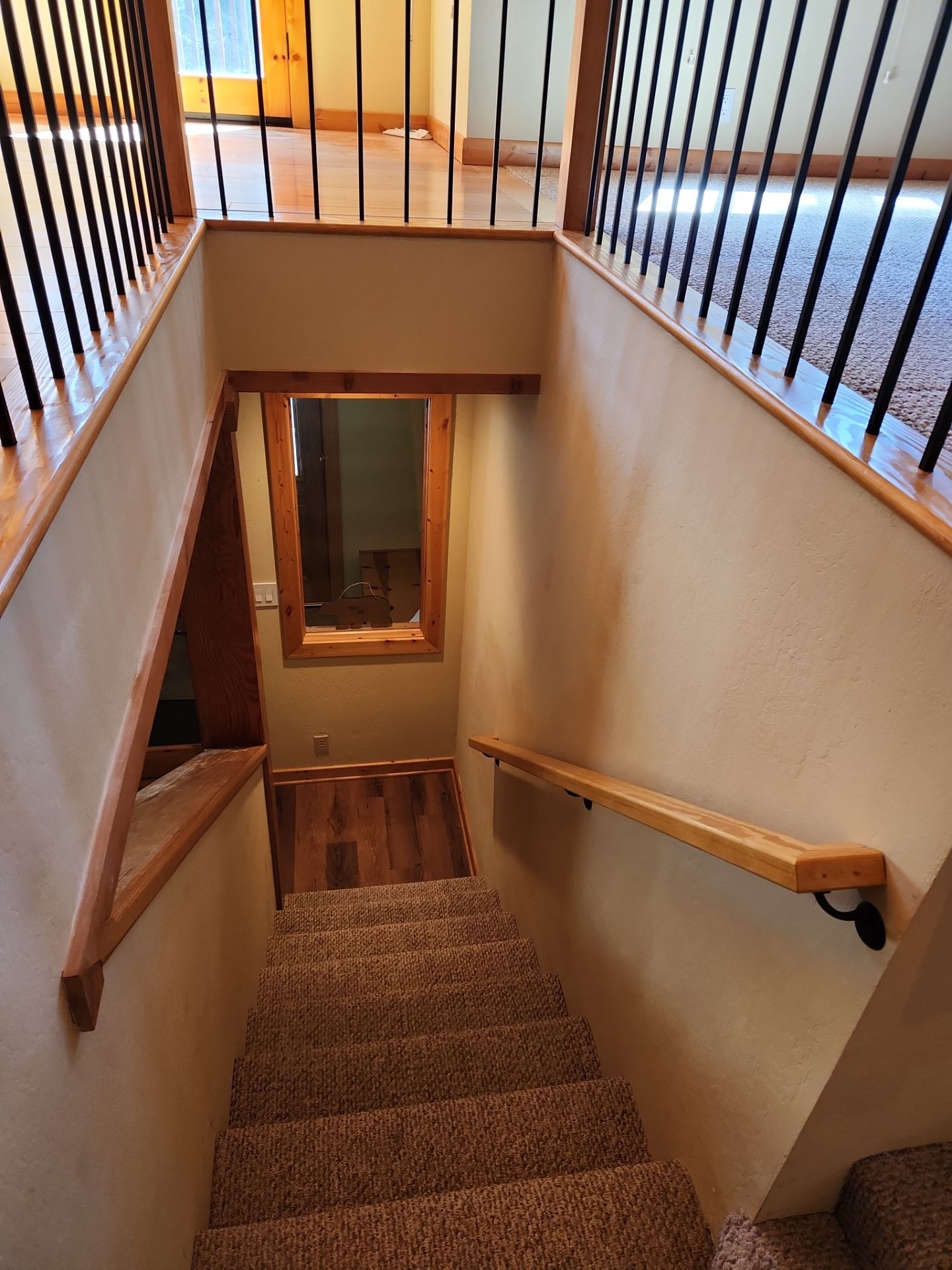 Interior Railing by The Tahoe Tradesman