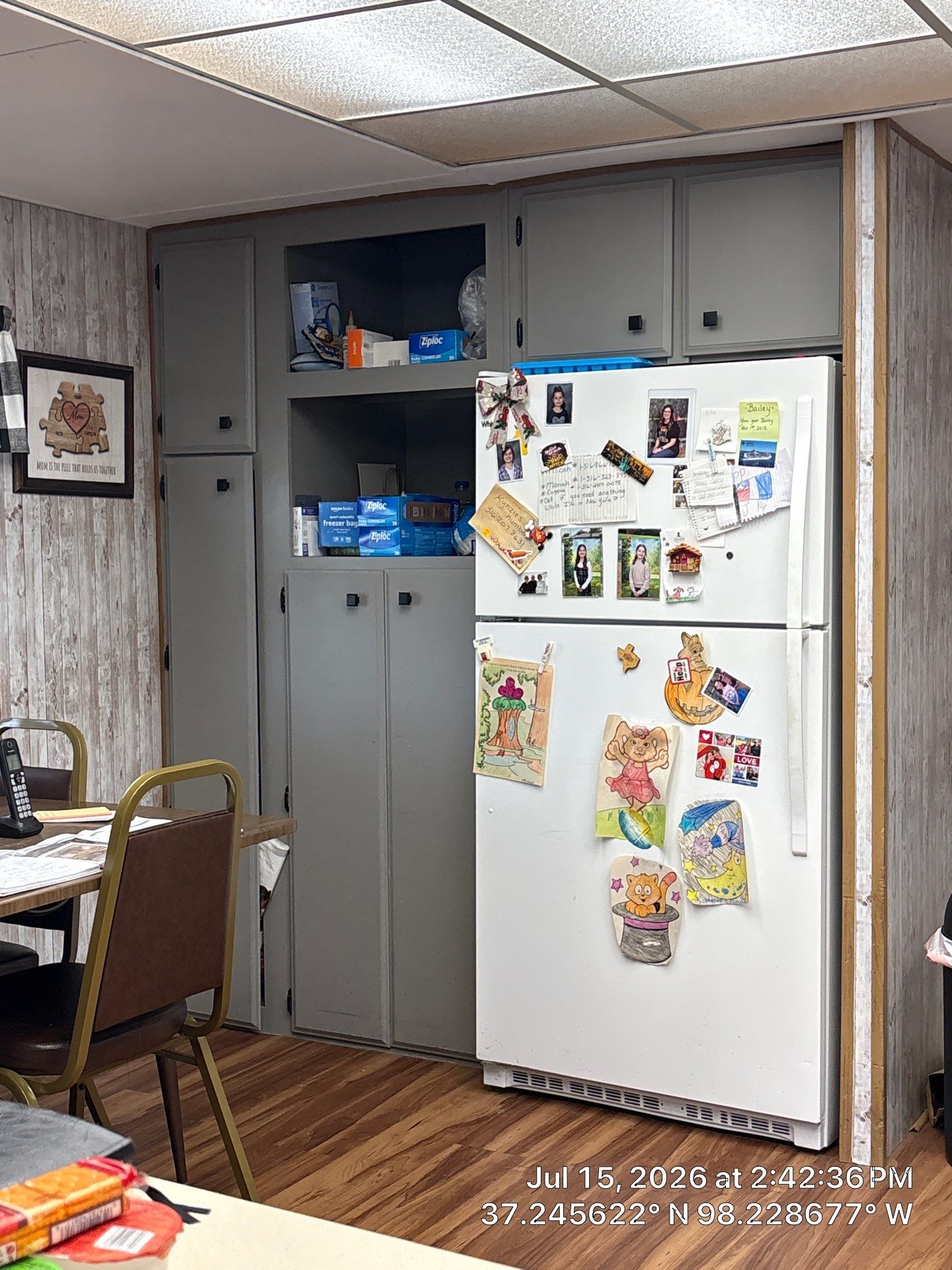 Modern Kitchen Renovation with Grey Cabinetry in Attica, Kansas by CompanyCam Sales Demo