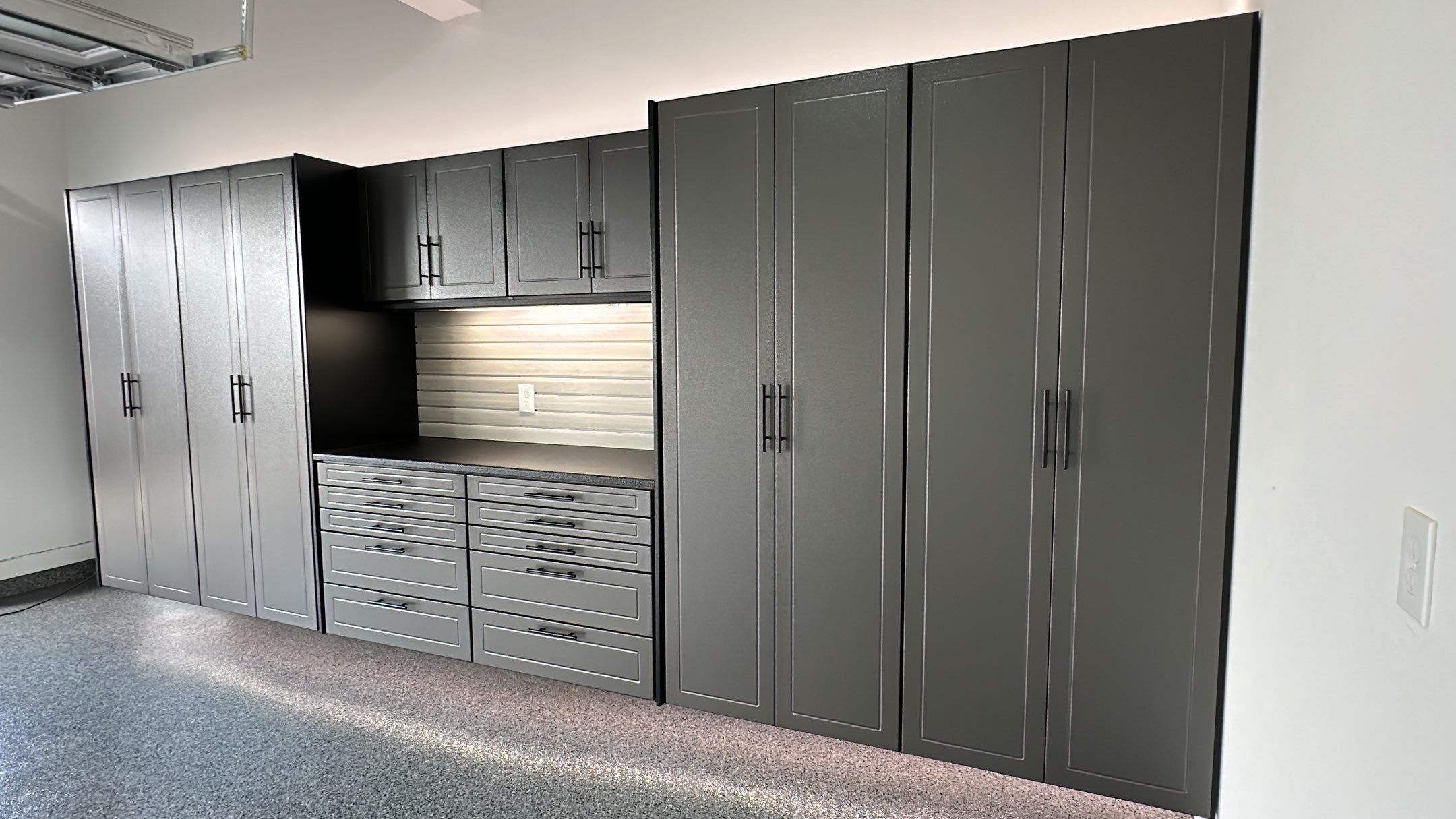 Craig M. changed the look of his garage with these cabinets  by Banner Garage