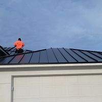 24ga 1.5" Snap-Lock Matte Black   by Total Roofing System The Metal Roof Experts