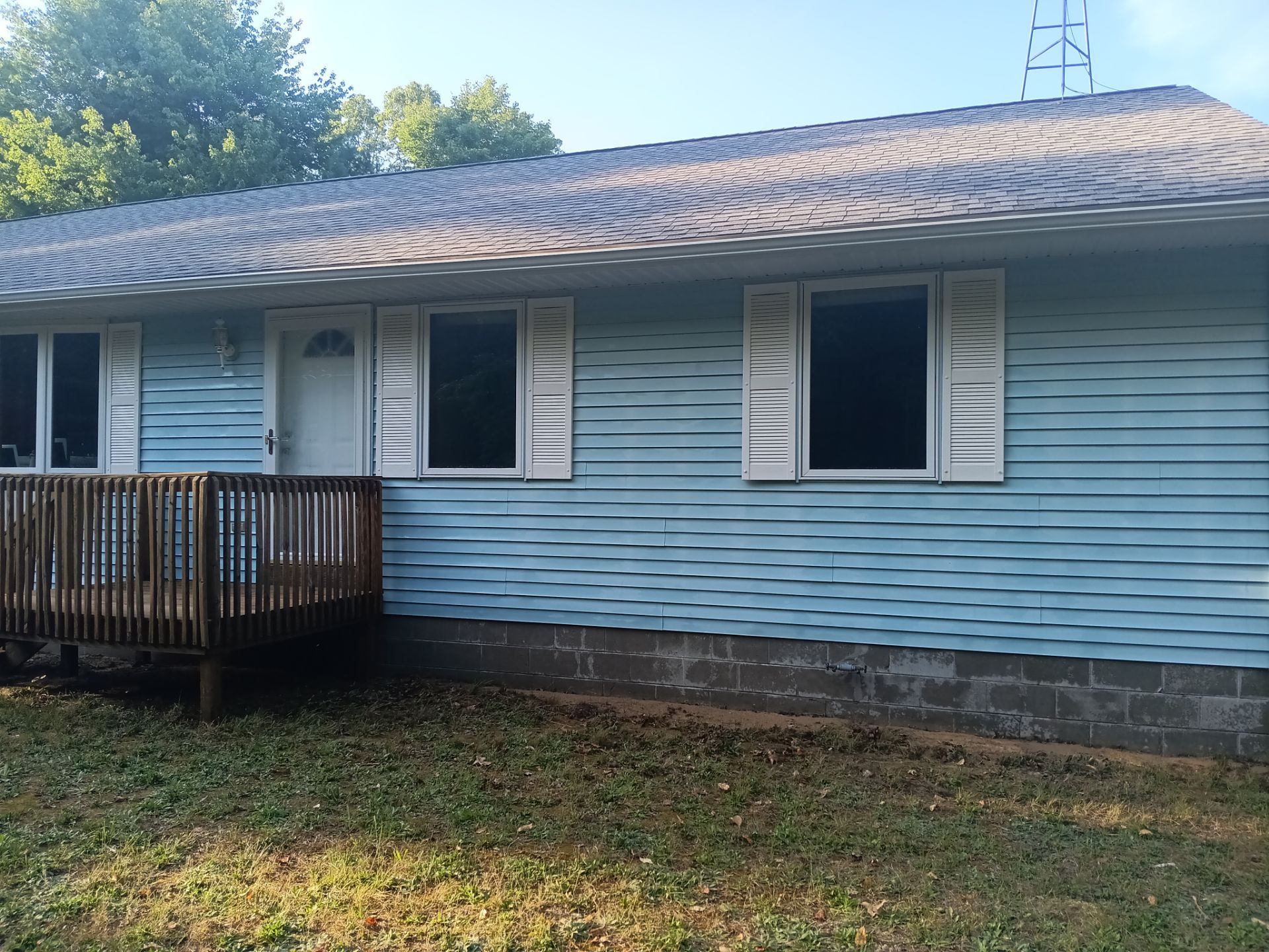 Deck staining and exterior foundation painting! by Gordon Painting
