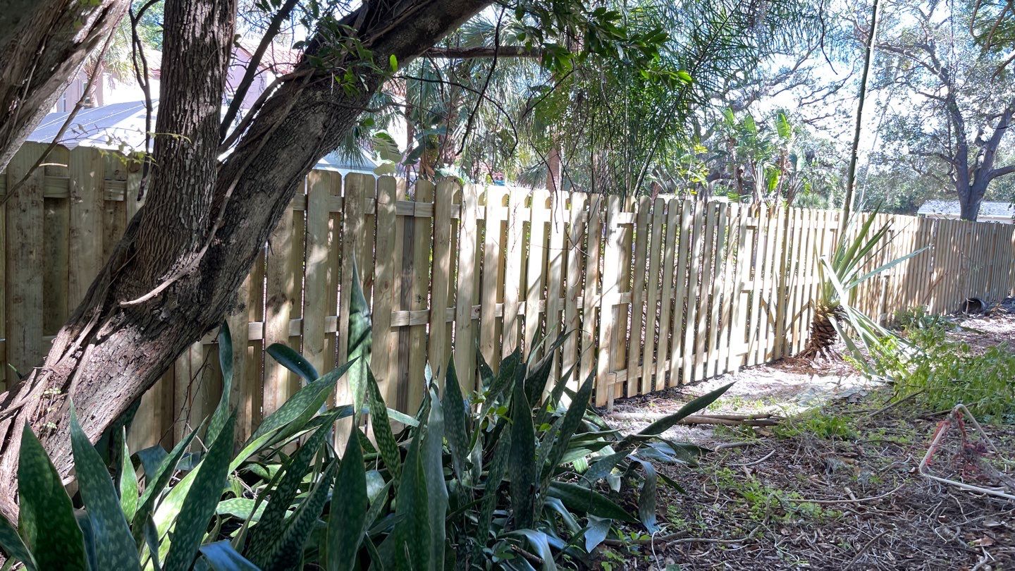 Wood Fence Installation using Shadowbox Wood Fence by Asap fence and gates, LLC