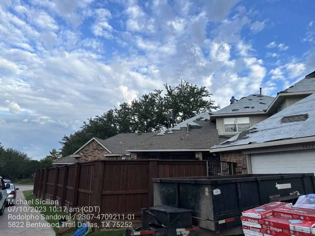 Project in Dallas by Zeus Exteriors