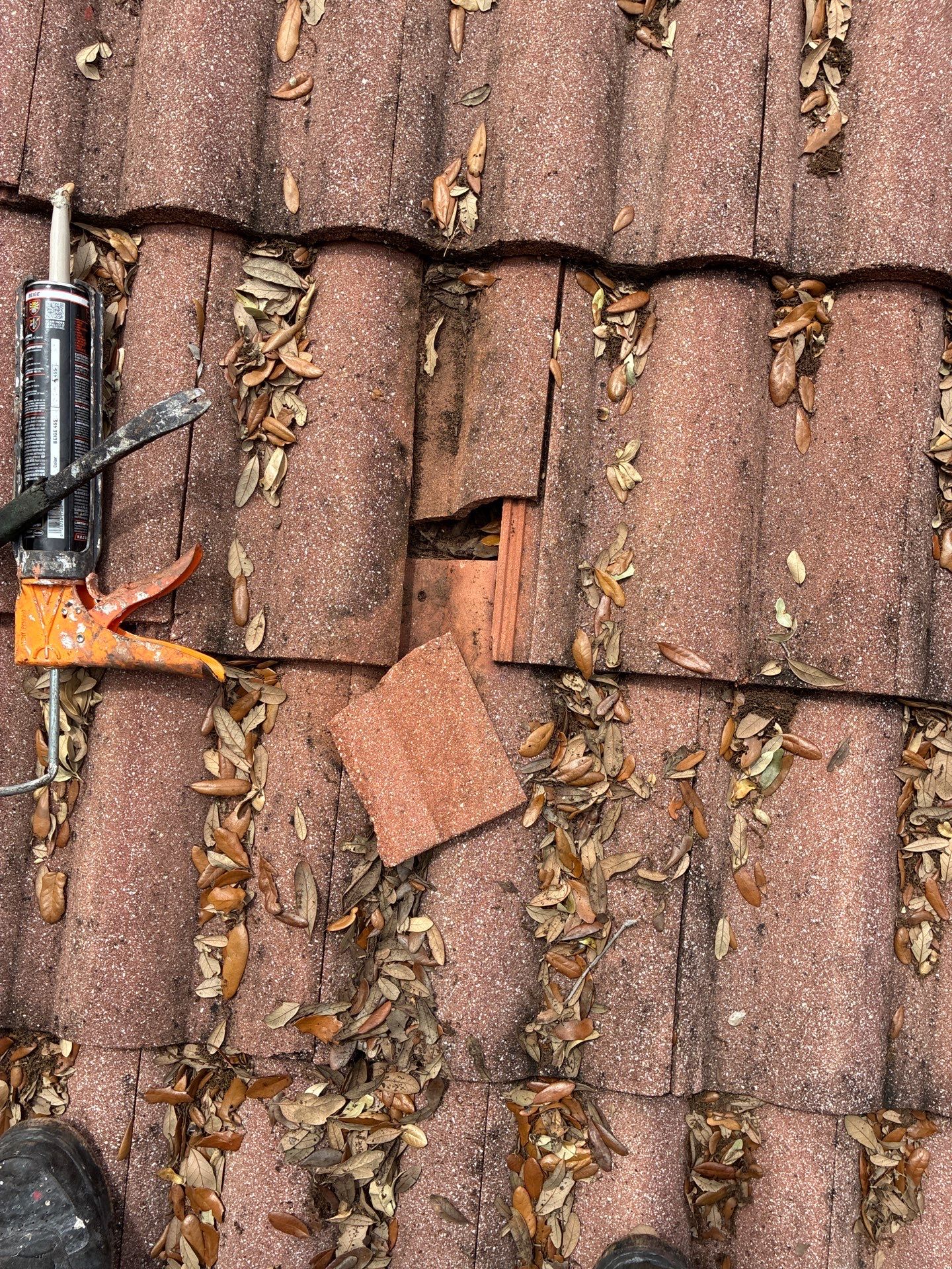 Clay Tile Roof Repair and Structural Fascia Replacement in Boynton Beach by Aastro Roofing