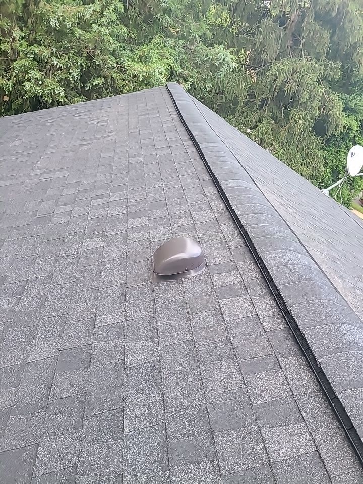 Springfield Tree Damage Restoration: CertainTeed Landmark Designer Shingles in Charcoal Black by RM Banning, Inc.