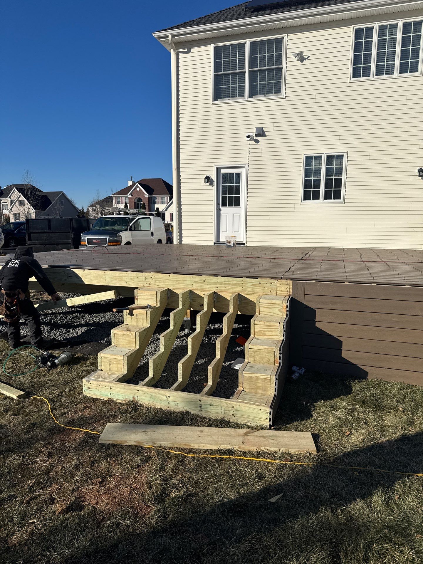 New Deck and outdoor Kitchen In Hillsborough , New Jersey by deck guardian