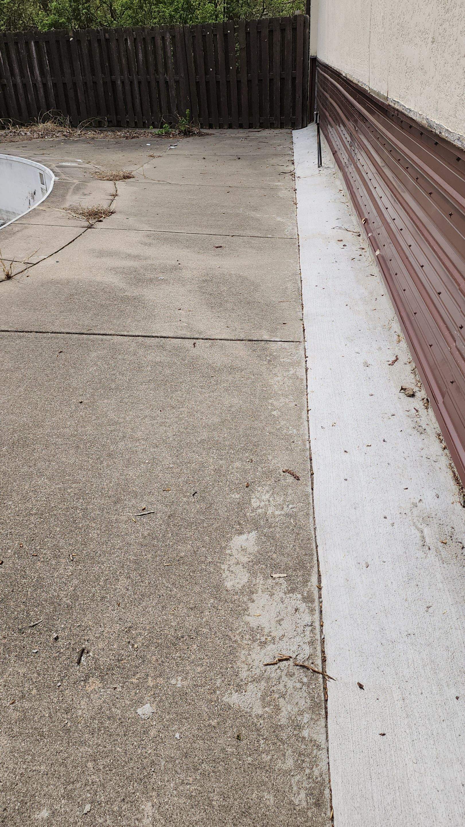 Exterior Deep Waterproofing System with Wall Push Back and Steel Beams Reinforcement by Toledo Basement Repair
