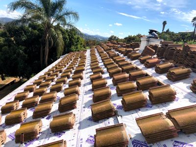 Vista, CA | Large Tile Roof Lift and Lay | Titanium UDL 50