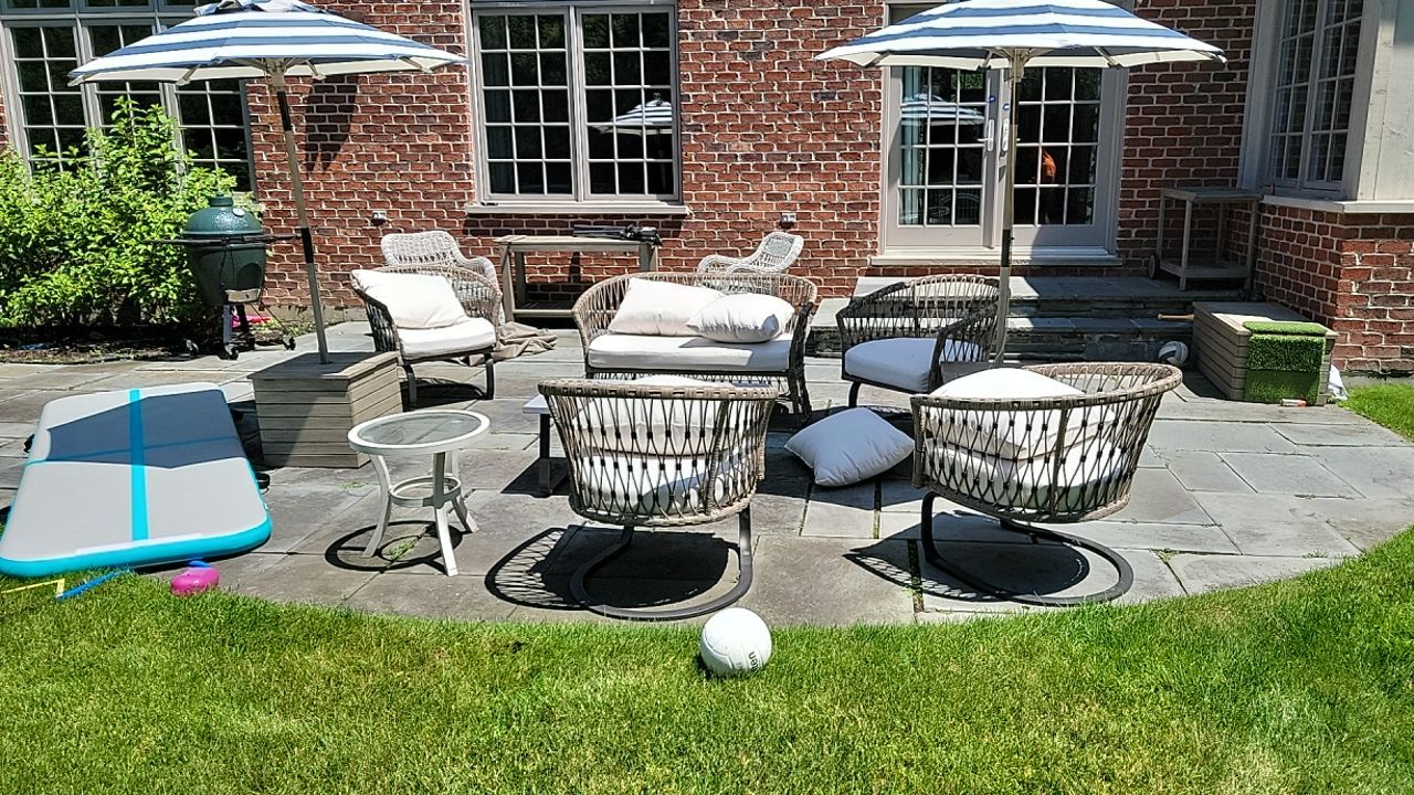 Exterior Stone and Concrete Surface Cleaning by Northern Power Washing LLC.