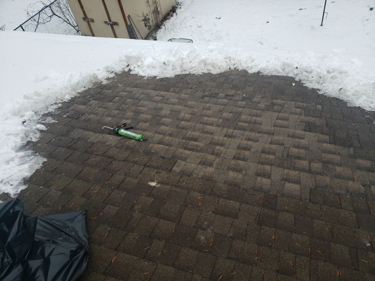 Skylight Removal using Shingle Repair by The Roof Doctor