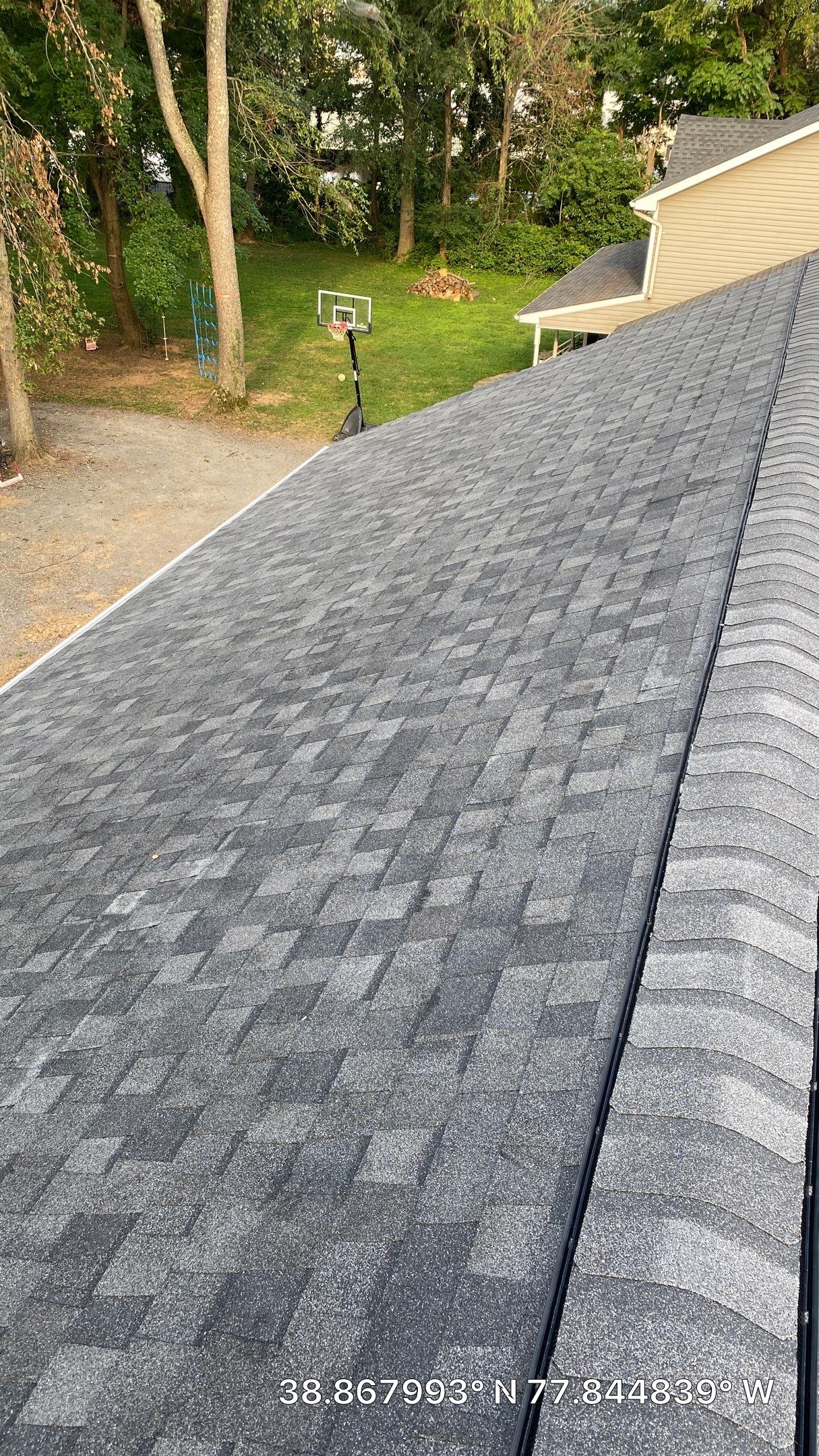 Marshall Roofing Project - Landmark Pro Max Def Pewterwood Designer Shingles by RM Banning, Inc.
