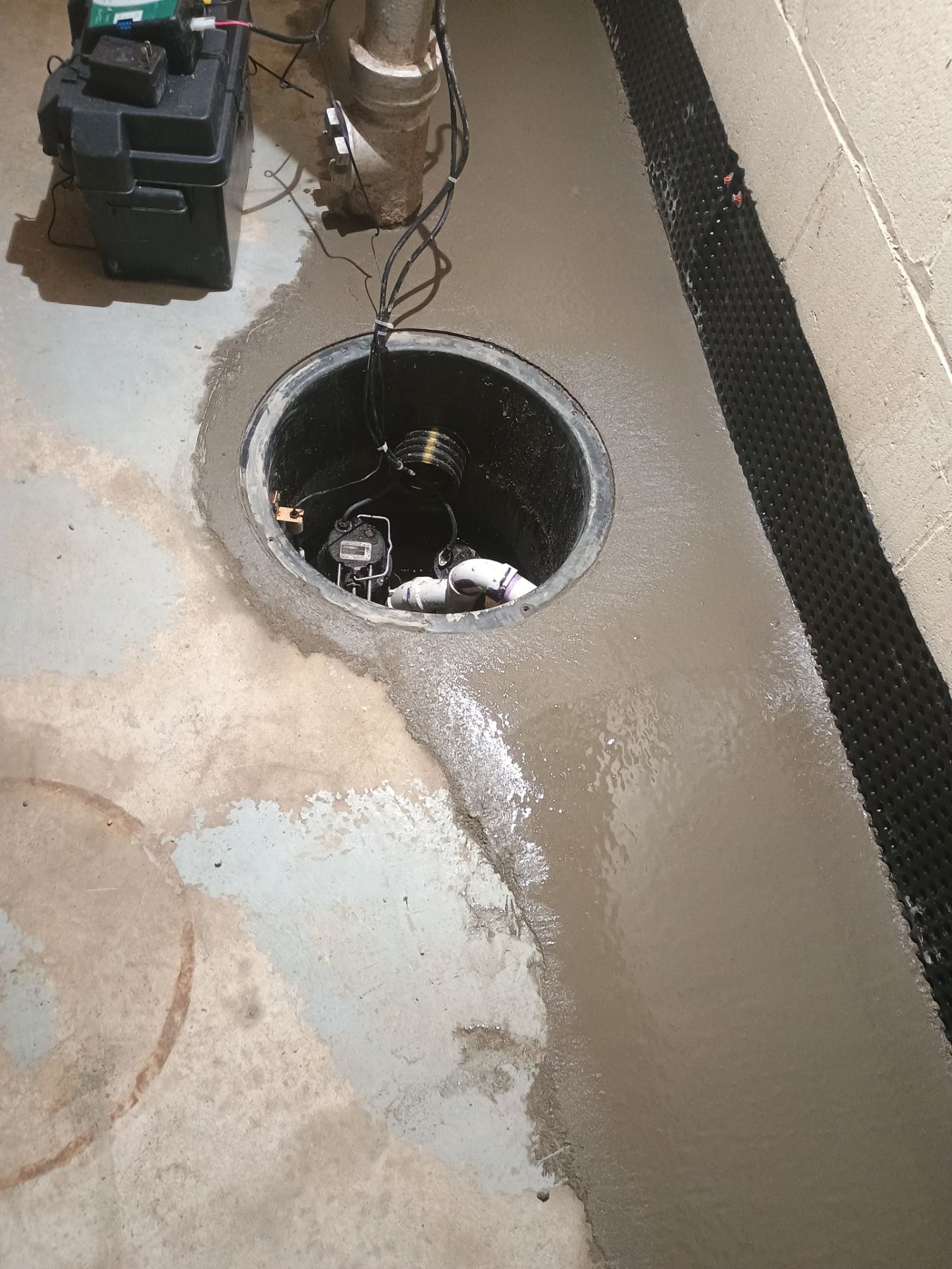 Drain Tile & Sump Pump for Kassie's Rental Property by Waterproofing Northeast