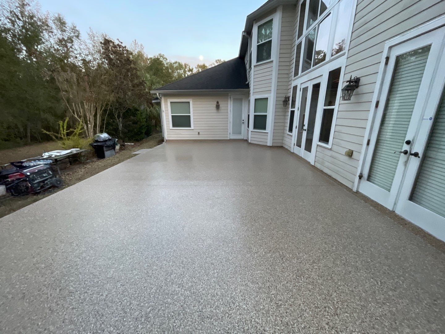 Patio  in Gainesville, FL in Sandstone by Cross Creek Concrete Coatings