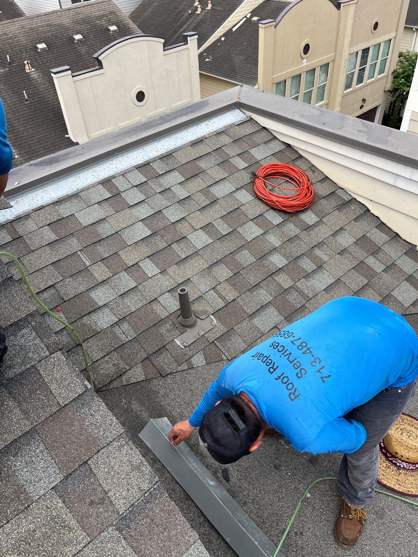 Residential Roofing Installation using Owen's Corning Duration (Lifetime) Shingles by Roof Repair Company
