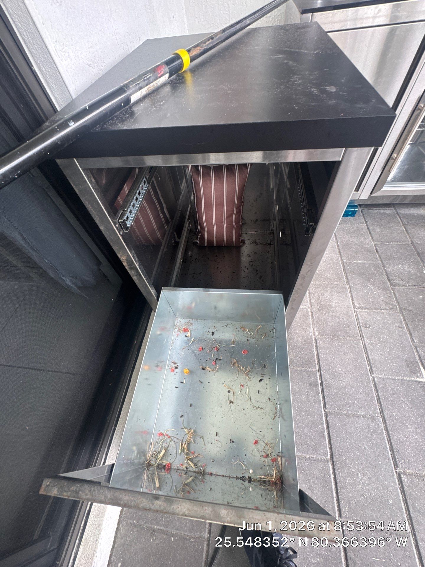Stainless Steel Outdoor Kitchen Deep Cleaning in Homestead, Florida by SuperClean