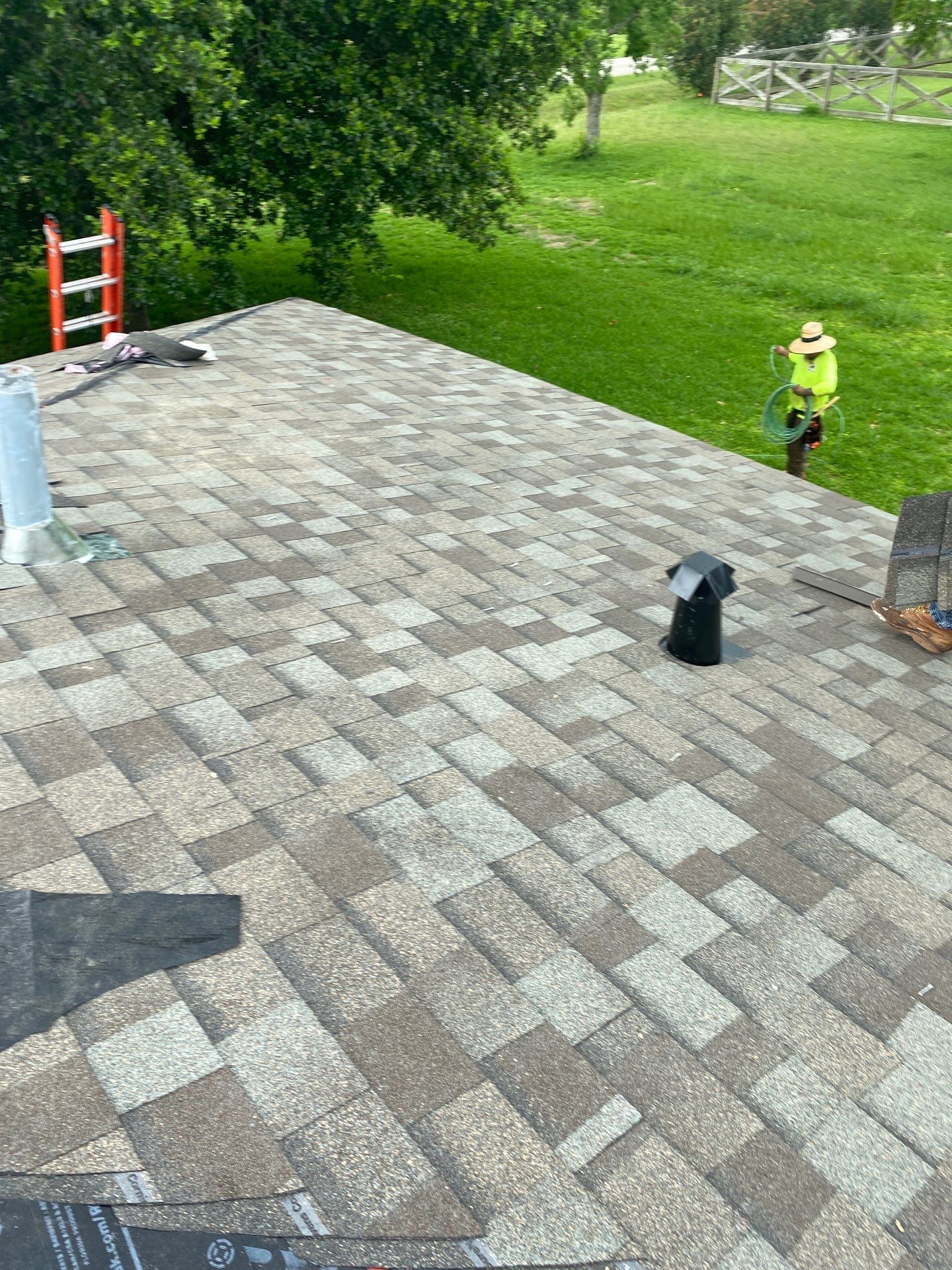 Residential Roofing Installation using Owen's Corning Duration (Lifetime) Shingles by Roof Repair Company