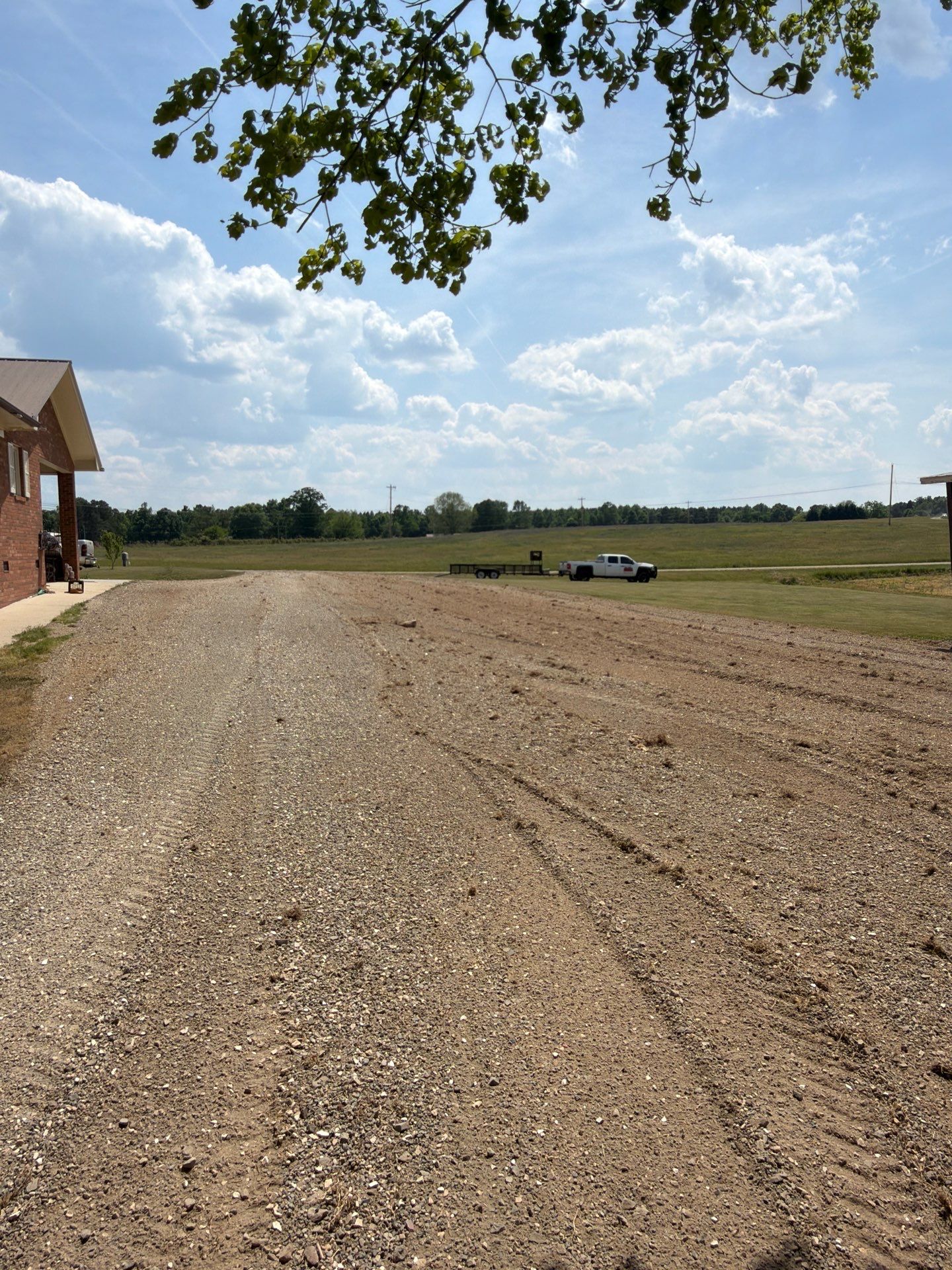 Gravel Driveway Grading and Lot Leveling in Lexington by Four Oaks Grading and Septic, LLC