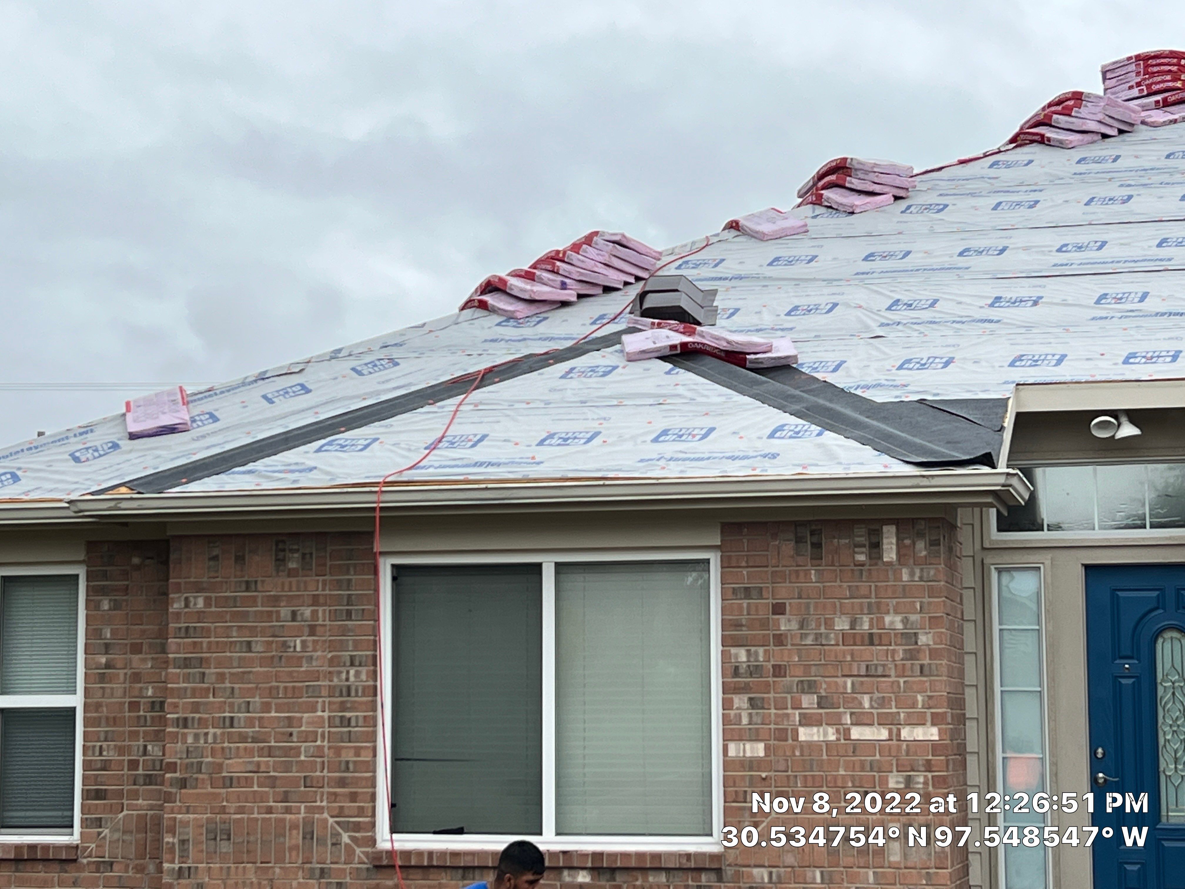 Residential Roof Replacement and Decking Installation in Hutto by Caliber Restoration LLC